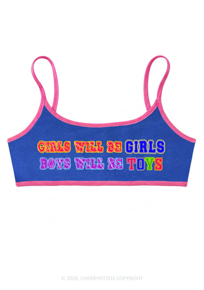 Girls Will Be Girls Y2K Super Crop Cami Cherrykitten