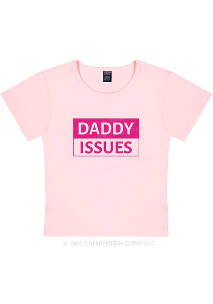 It's Daddy Issues Y2K Baby Tee Cherrykitten