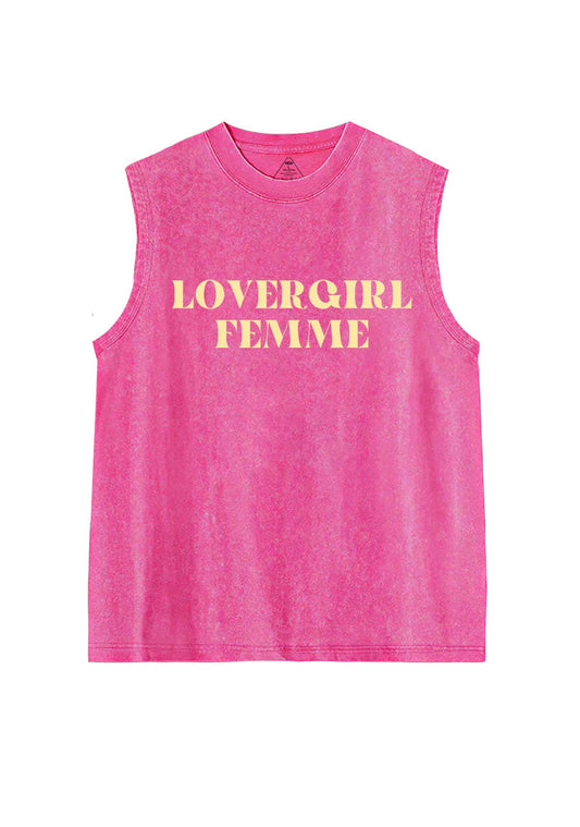 Lovergirl Femme Pride Y2K Washed Muscle Tank Cherrykitten