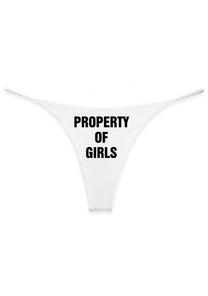 Property Of Girls Pride Y2K Bikini String Thong Cherrykitten