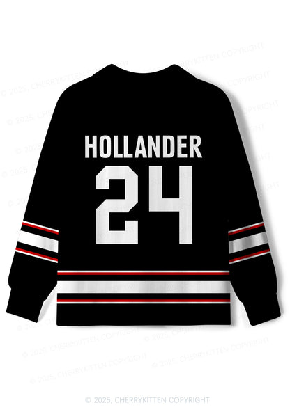 Black I Want Two Boyfriends HR Y2K Long Sleeve Sport Jersey Shirts Cherrykitten