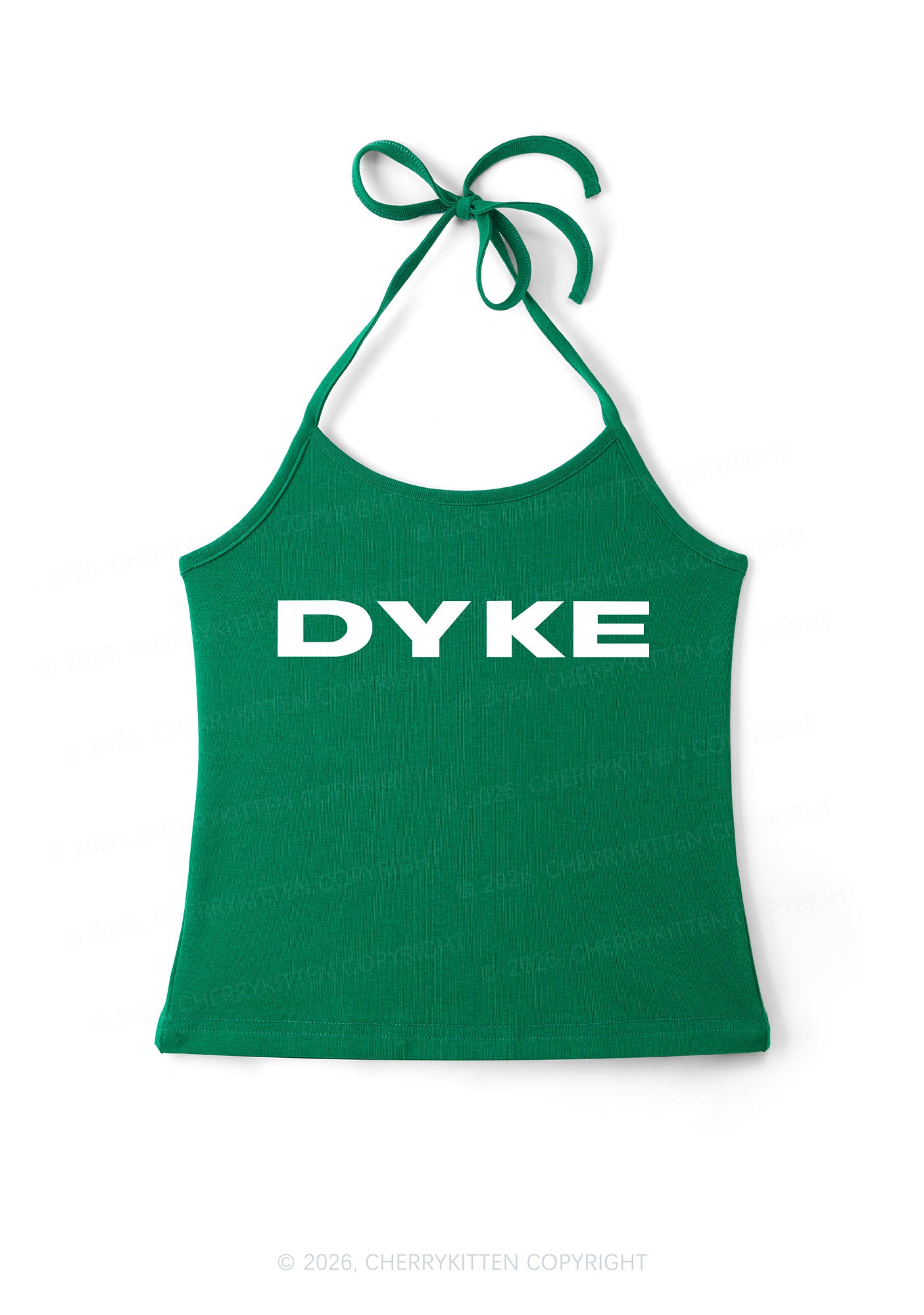 DYKE Pride Y2K Halter Neck Cami Cherrykitten
