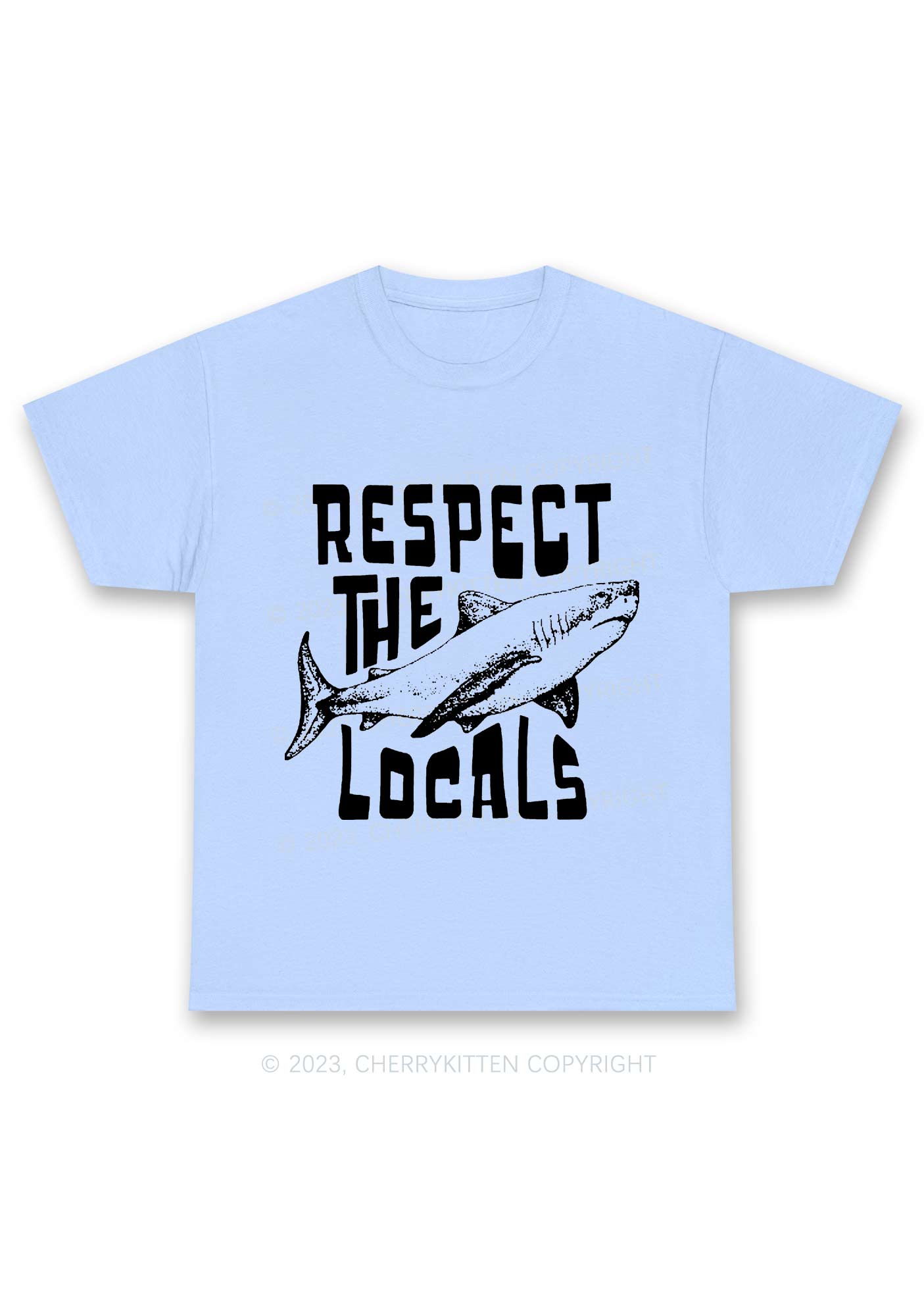 Respect The Locals Chunky Shirt Cherrykitten