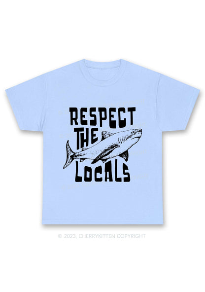 Respect The Locals Chunky Shirt Cherrykitten