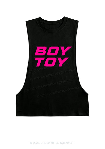Boy Toy Y2K Men Muscle Side Cutoff Tank Top Cherrykitten
