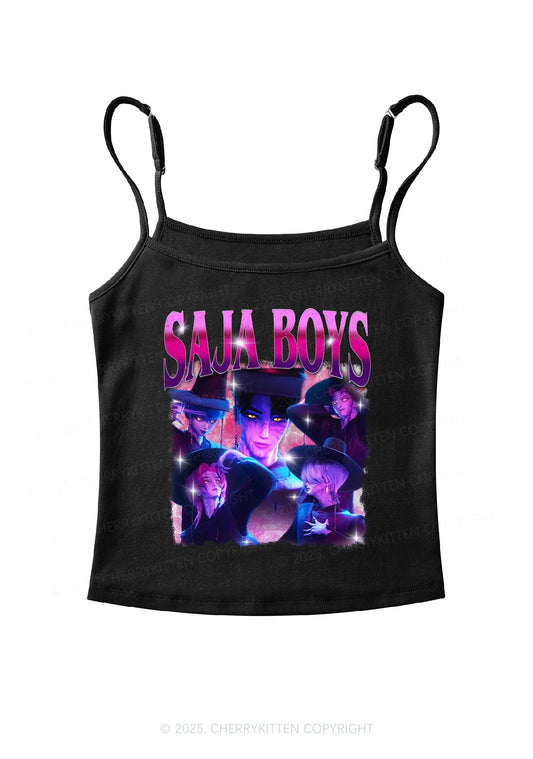 Kpop Boy Group Y2K Spaghetti Strap Cami Cherrykitten