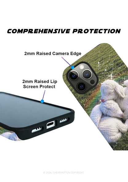 Angel Wings Baby Lambs Y2K Phone Case Cherrykitten