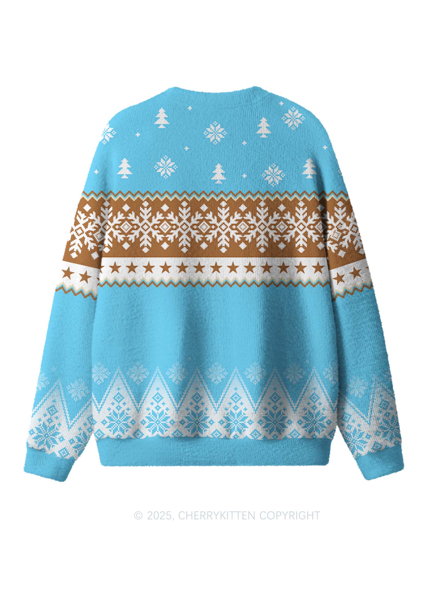 Dead Inside Y2K Christmas Knit Sweatshirt Cherrykitten