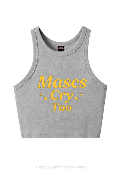 Mascs Cry Too Pride Y2K Crop Tank Top Cherrykitten