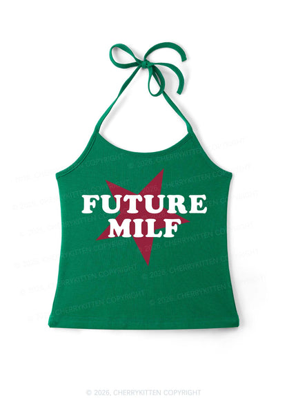 Future Mxxf Y2K Halter Neck Cami Cherrykitten