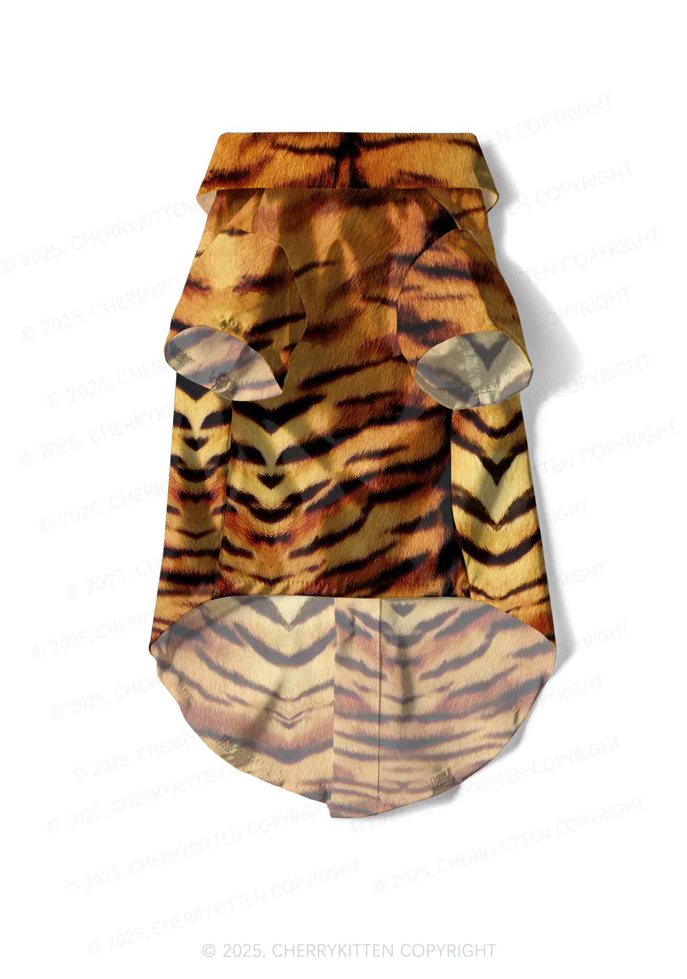 Wild Tiger Texture Y2K Pet Shirts Cherrykitten