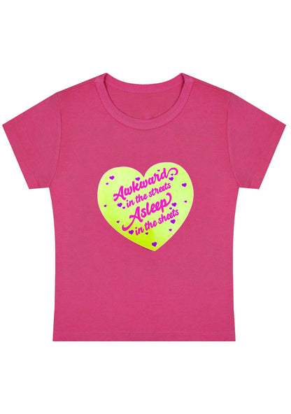 Curvy Awkward In The Streets Baby Tee