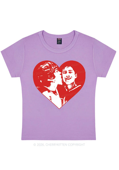 Red Heart Bros HR Y2K Baby Tee Cherrykitten