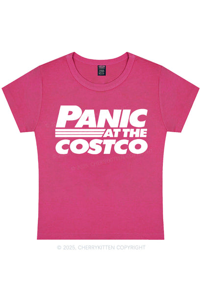 Panic Costco Y2K Baby Tee Cherrykitten
