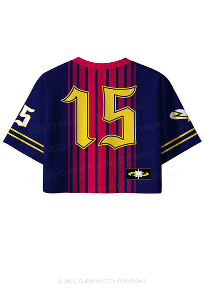Custom Slxt For My Gay BF Y2K Crop Sport Jersey Shirts Cherrykitten