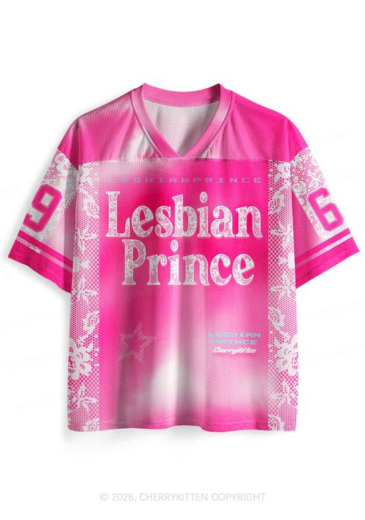 Lesbian Prince Pride Y2K Sport Jersey Shirts Cherrykitten