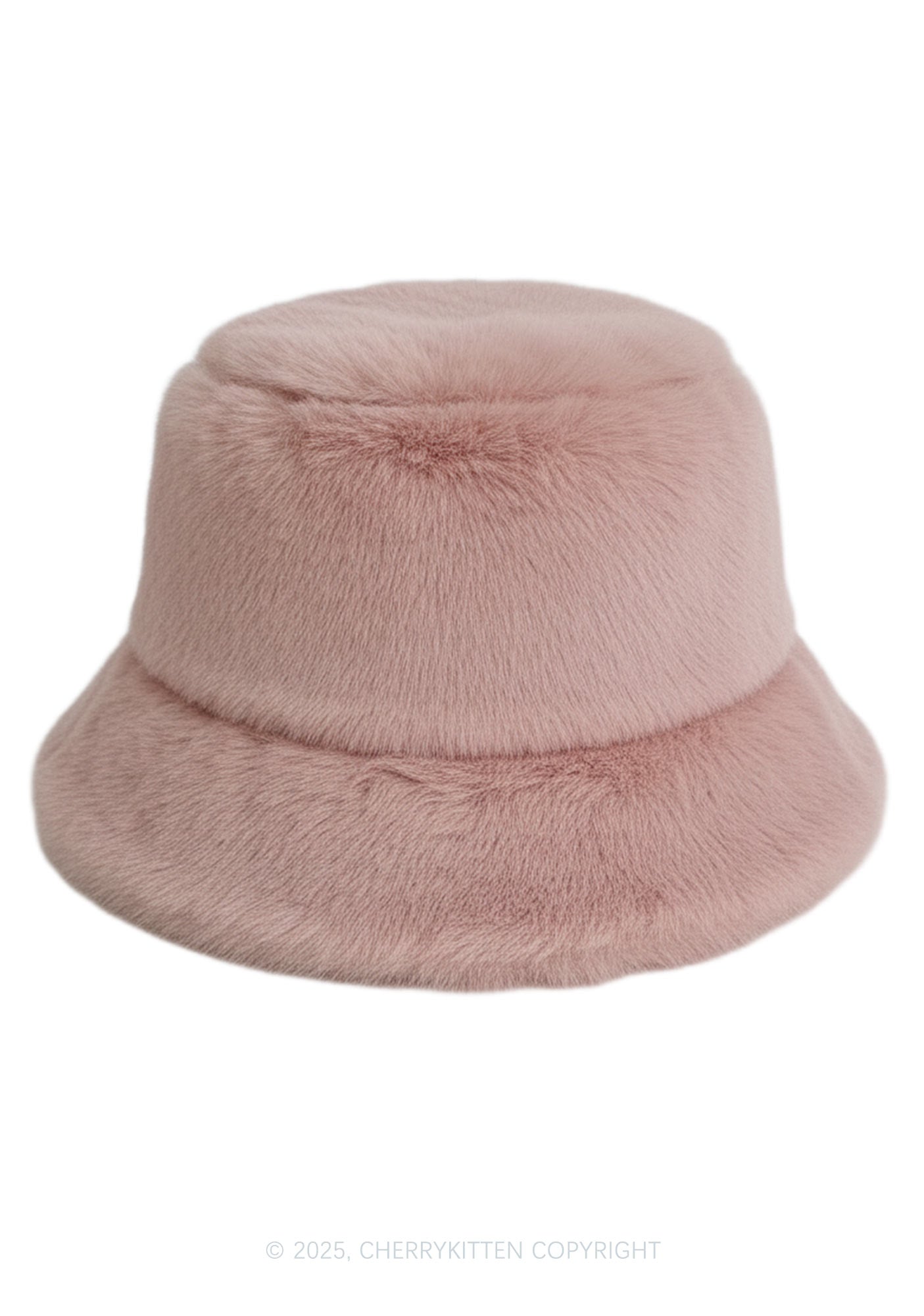 Faux Fur Y2K Bucket Hat Cherrykitten