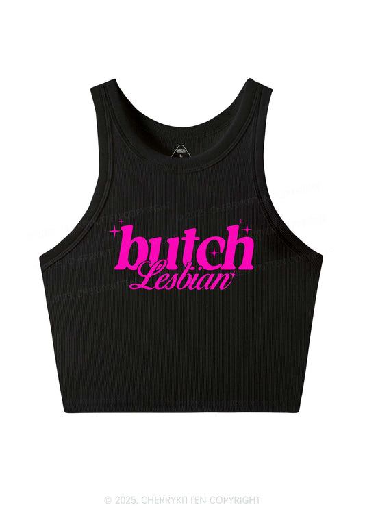 Butch Lesbian Y2K Crop Tank Top Cherrykitten