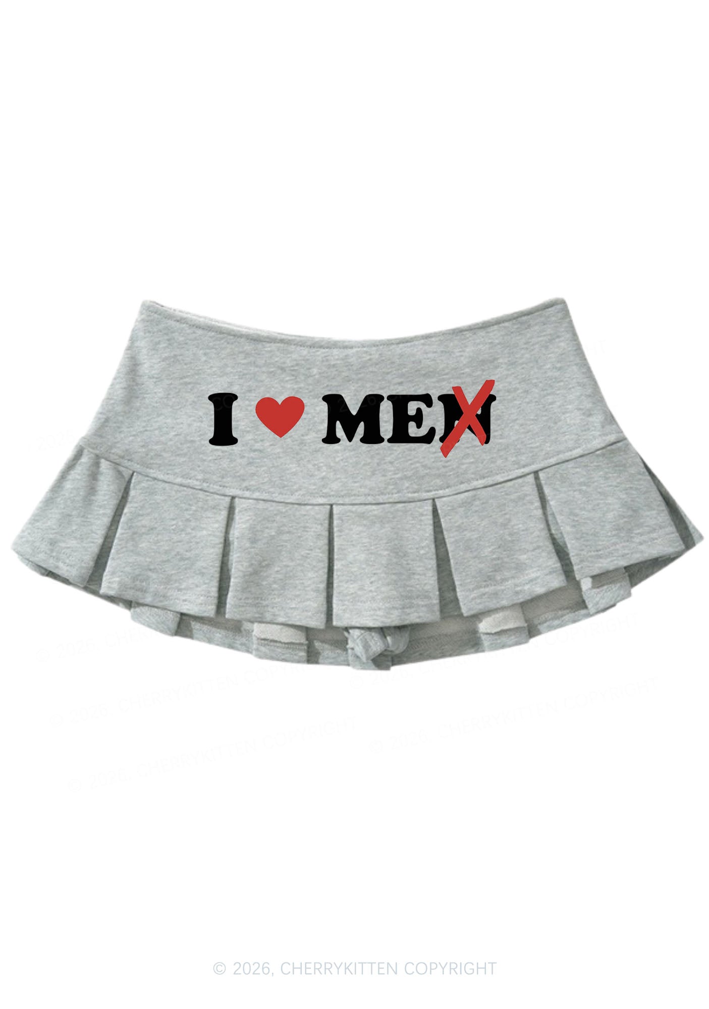 Love Me Not Men Y2K Mini Pleated Skirts Cherrykitten