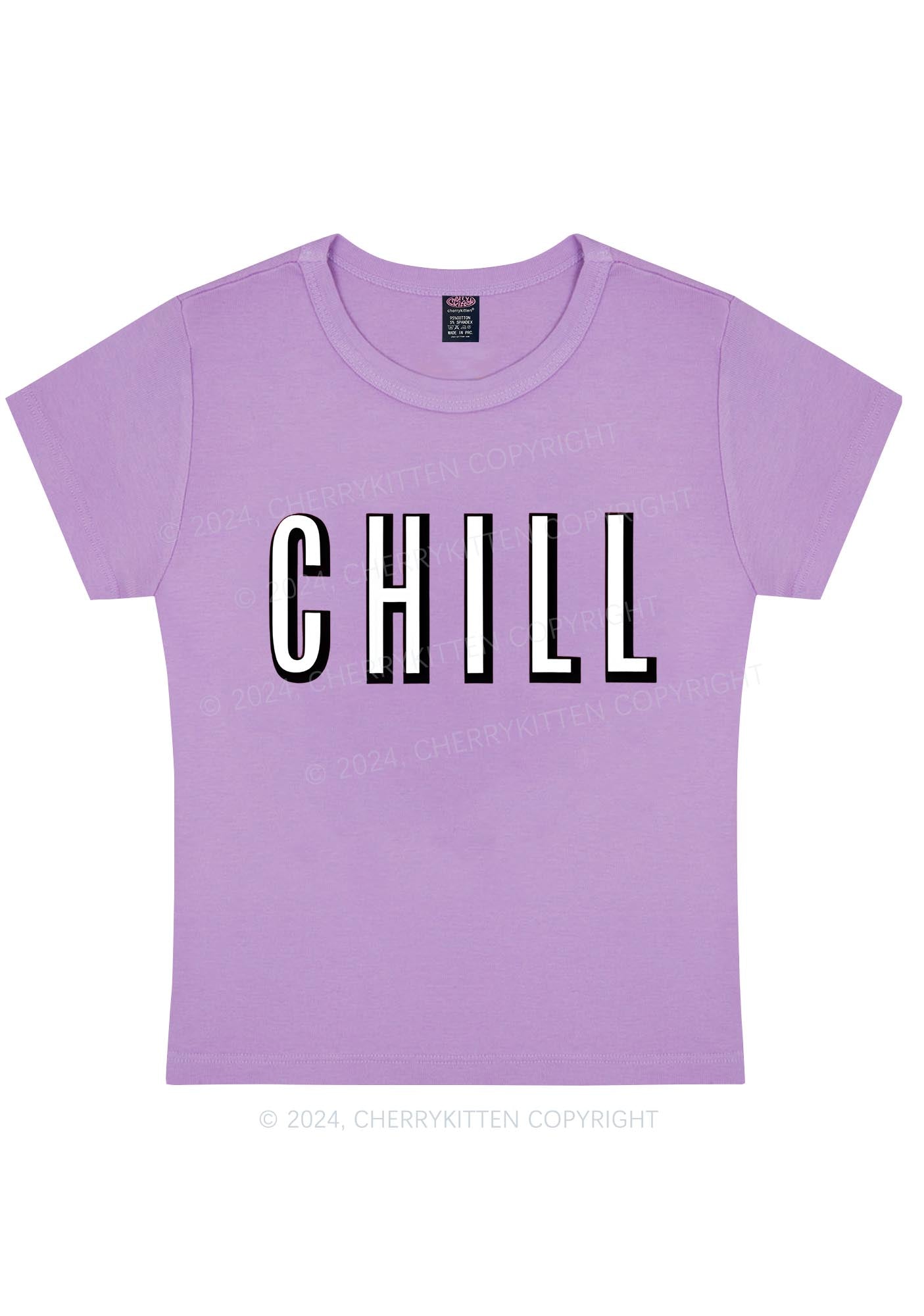 Big Chill Y2K Valentine's Day Baby Tee Cherrykitten