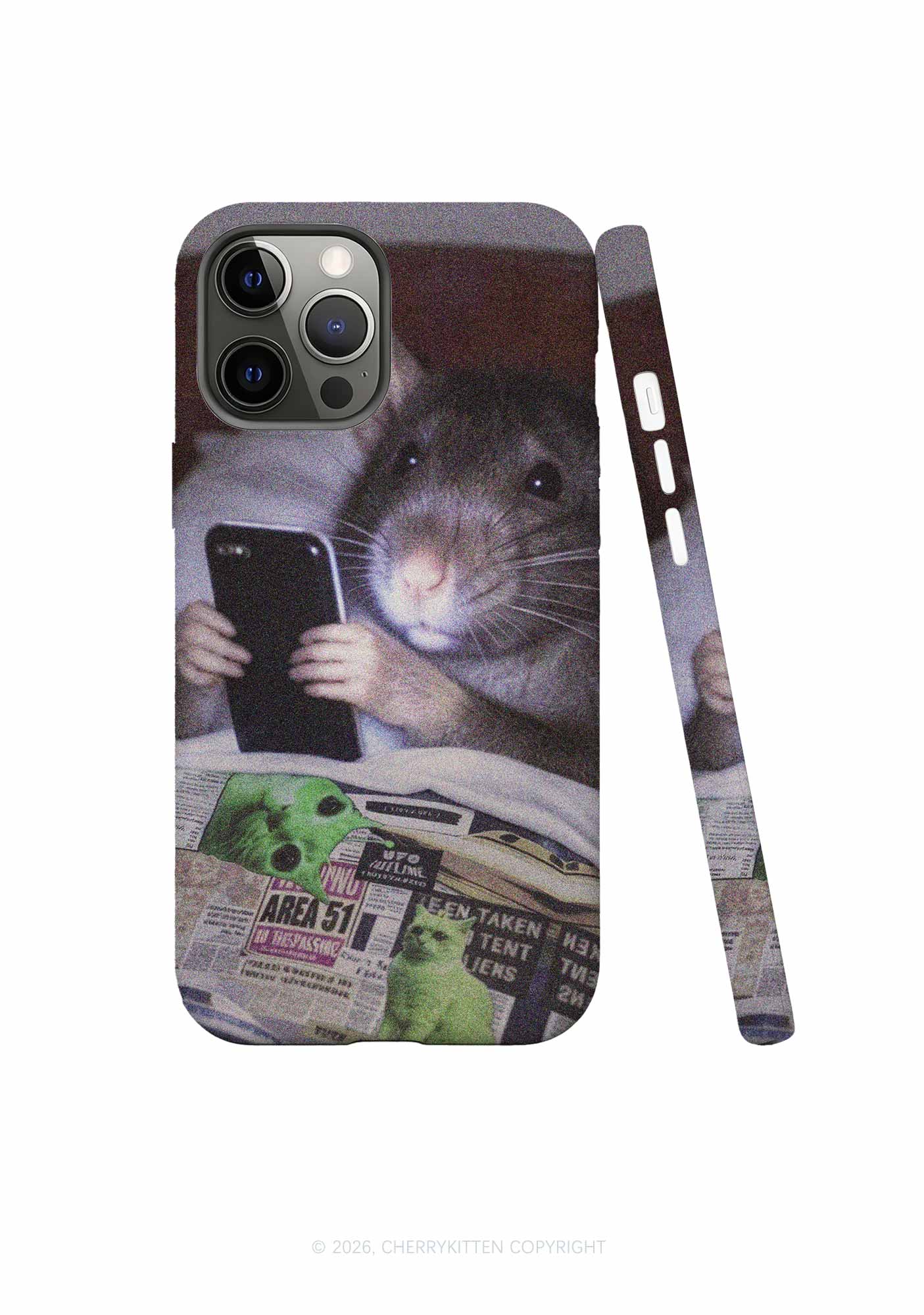 Bed Rat Smartphone Y2K Phone Case Cherrykitten