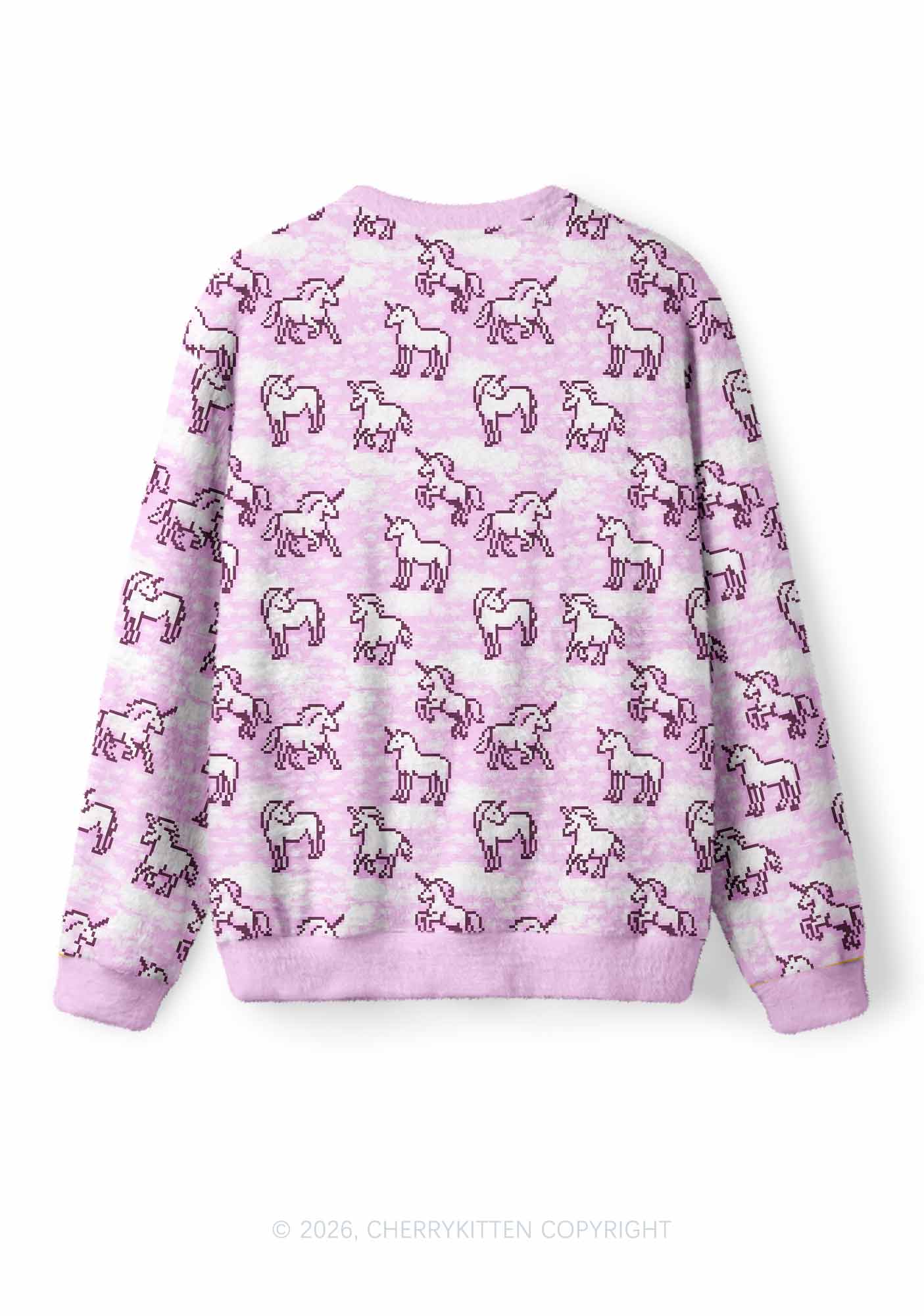 Cxxt Horse Y2K Christmas Knit Sweatshirt Cherrykitten