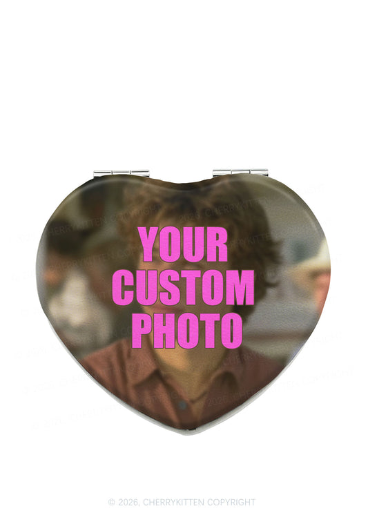 Custom Photo Y2K Folding Makeup Mirror Cherrykitten