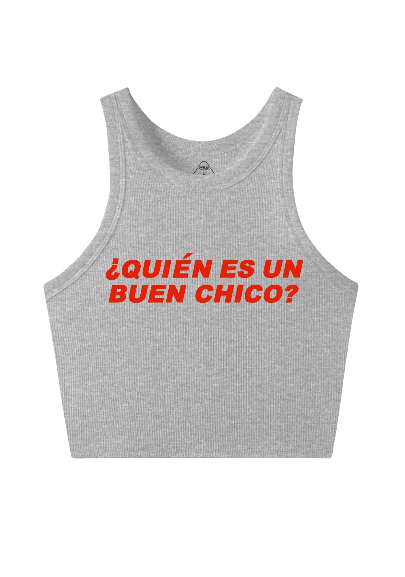 Quien Es Un Buen Chico Y2K Crop Tank Top Cherrykitten