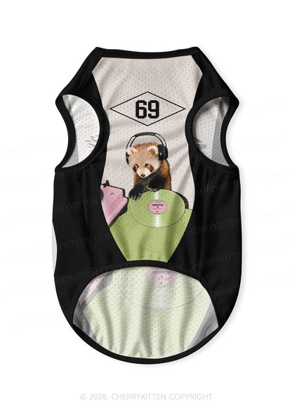 Red Panda DJ Y2K Pet Jersey Cherrykitten