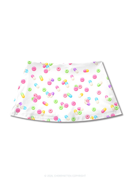Cxxt Candy Capsule Y2K Print Mini Skirt Cherrykitten