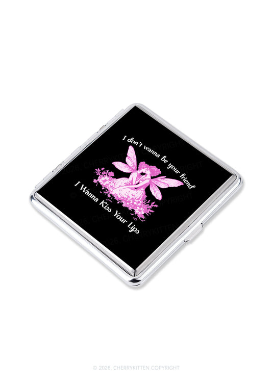 I Wanna Kiss Your Lips Pride Y2K Cigarette Case Cherrykitten