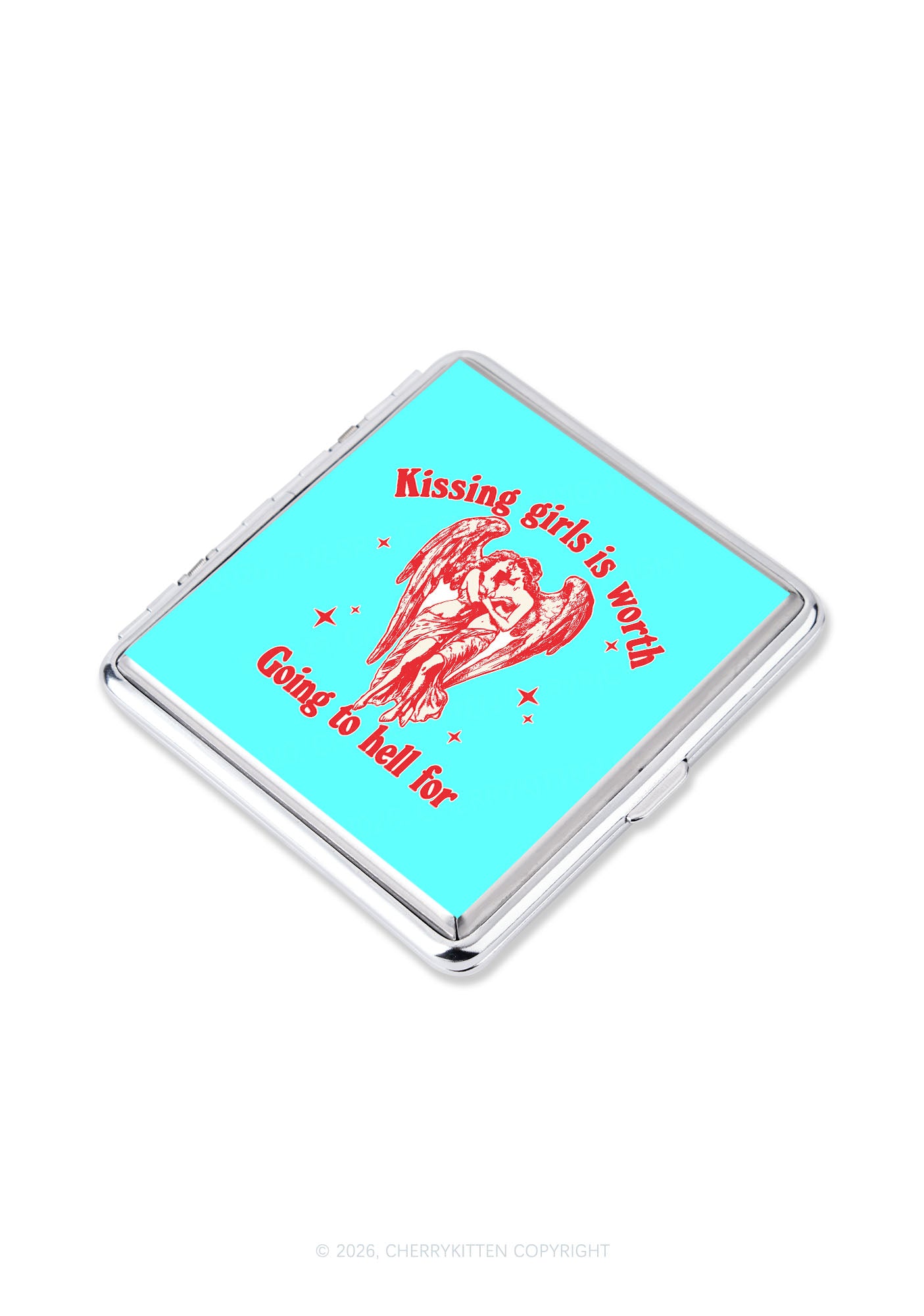 Kissing Girls Is Worth Pride Y2K Cigarette Case Cherrykitten