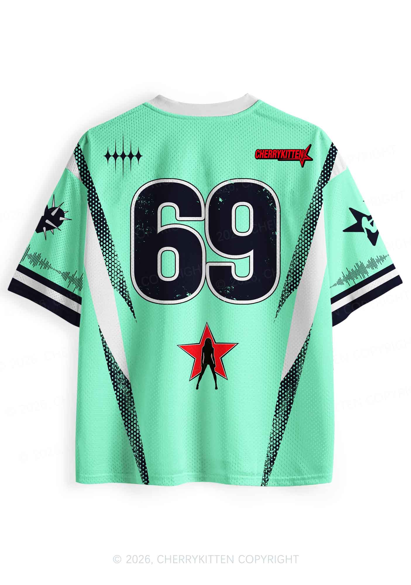 I Love Dirty Filthy Beats Y2K Sport Jersey Shirts Cherrykitten