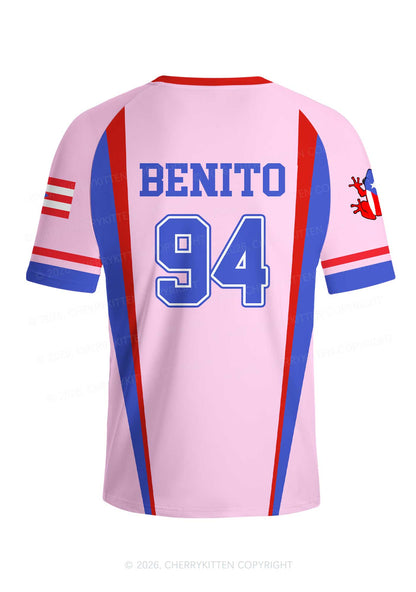 Pink Football Bunny Y2K Football Jersey Shirts Cherrykitten