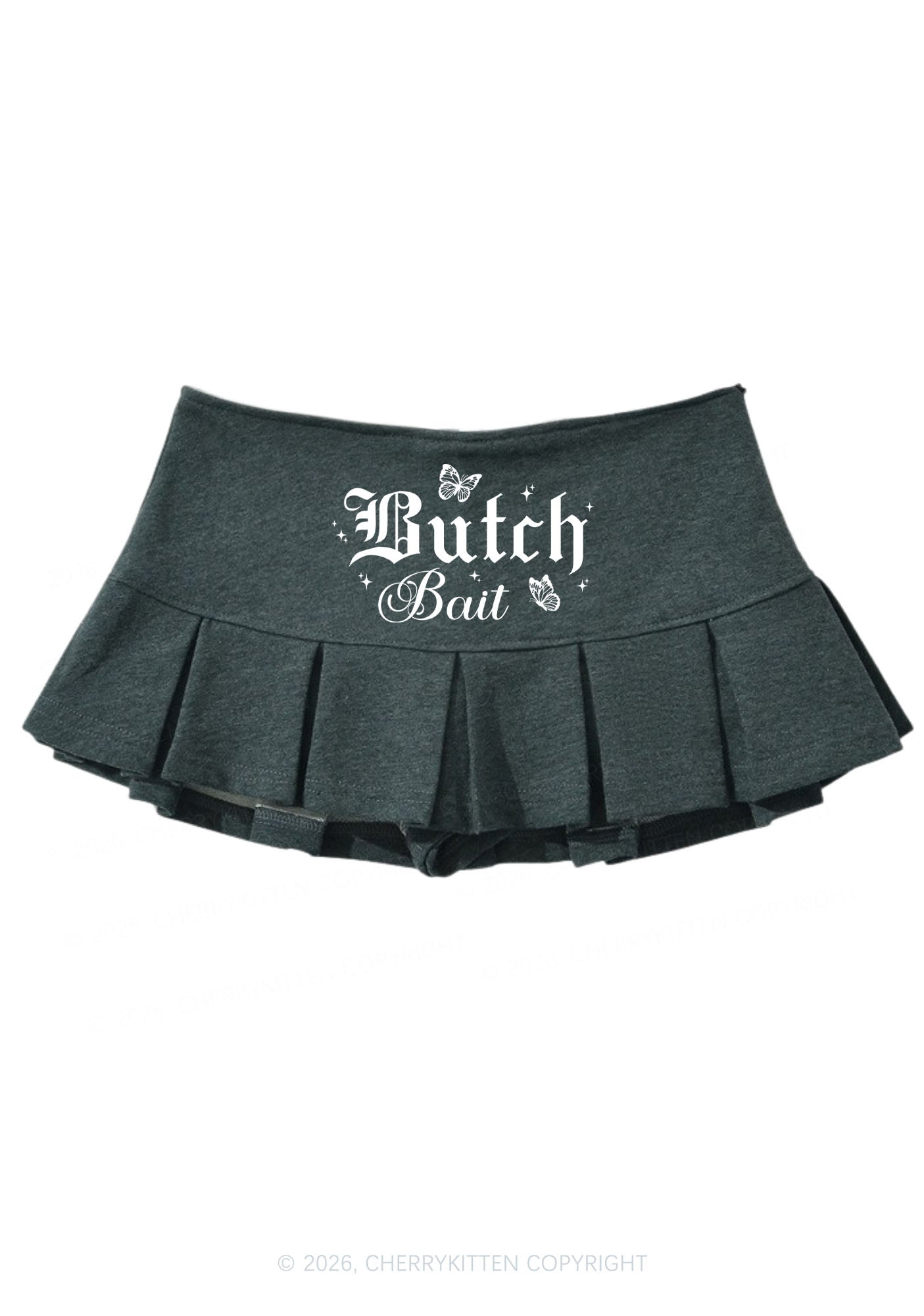 Butch Bait Pride Y2K Mini Pleated Skirts Cherrykitten