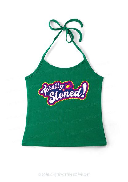 Totally Stoned Y2K Halter Neck Cami Cherrykitten