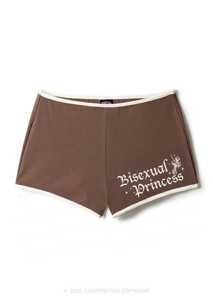 Bisexual Princess Pride Y2K Booty Shorts Cherrykitten