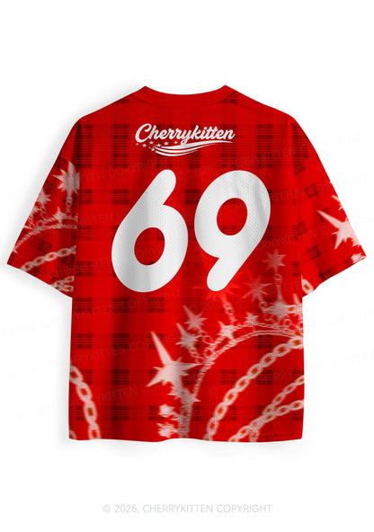 Choke Me Daddy Y2K Sport Jersey Shirts Cherrykitten