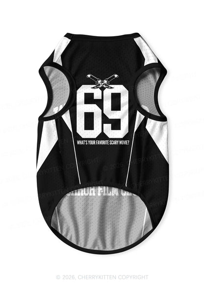 Halloween Horror Film Club Y2K Pet Jersey Cherrykitten
