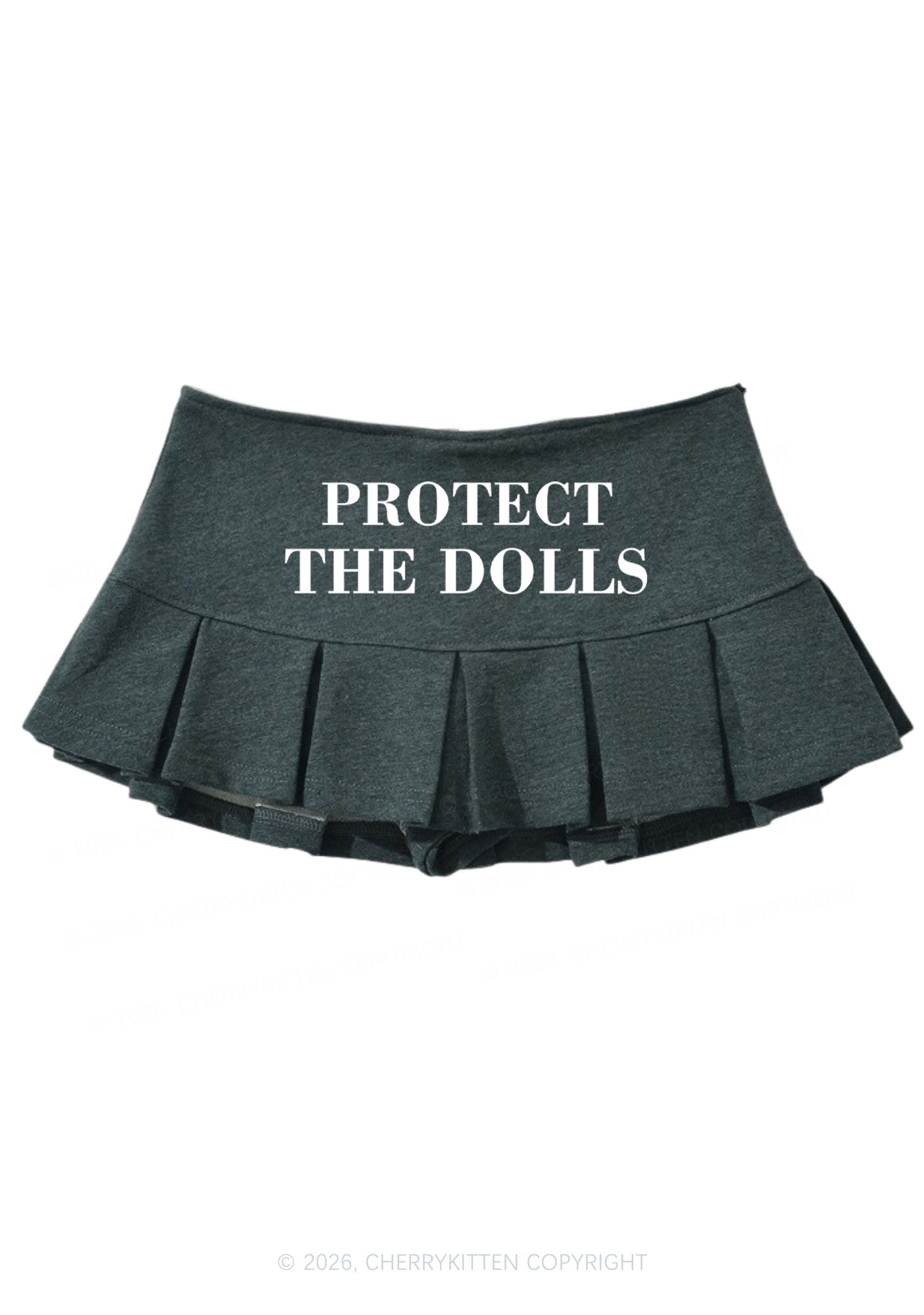 Protect The Dolls Pride Y2K Mini Pleated Skirts Cherrykitten