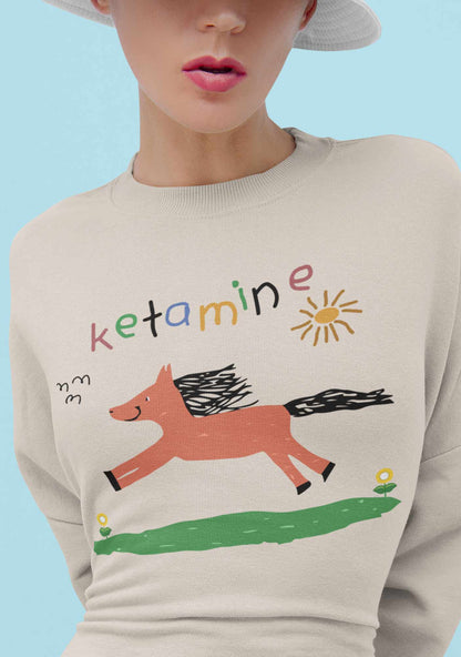 Orange Pony Y2K Sweatshirt