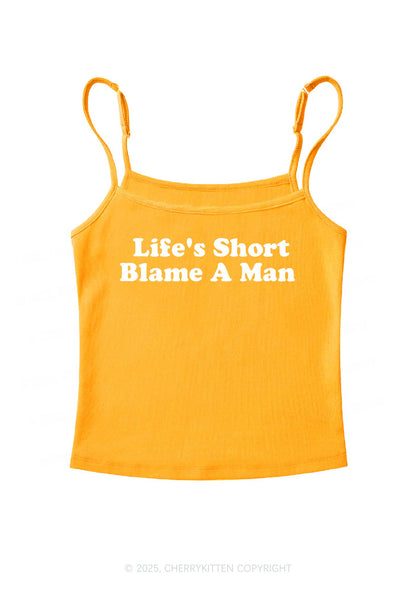 Blame A Man Y2K Spaghetti Strap Cami Cherrykitten