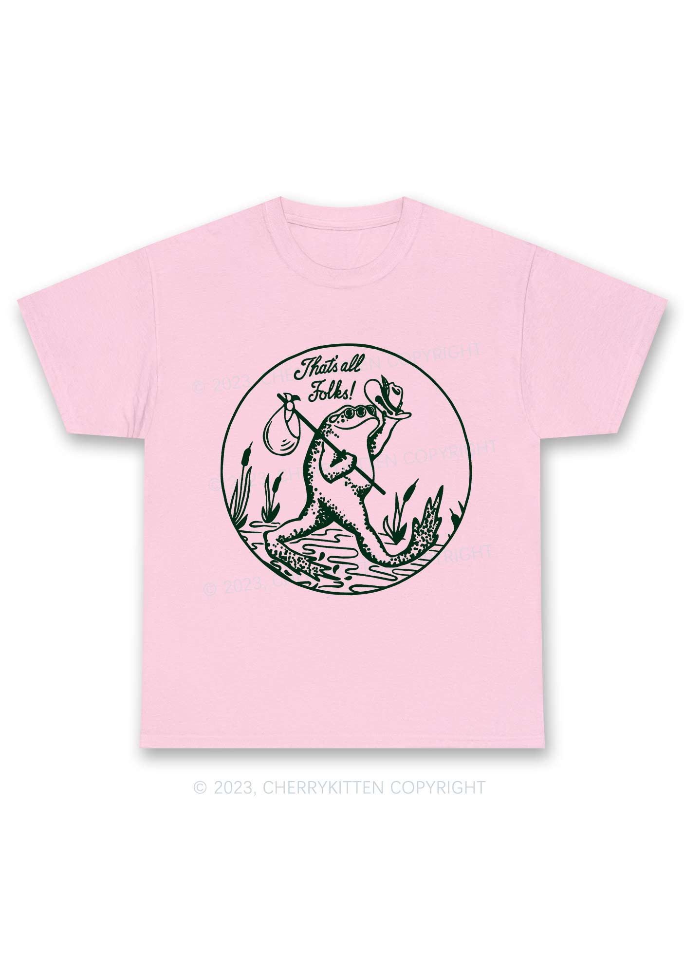 That's All Folks Chunky Shirt Cherrykitten
