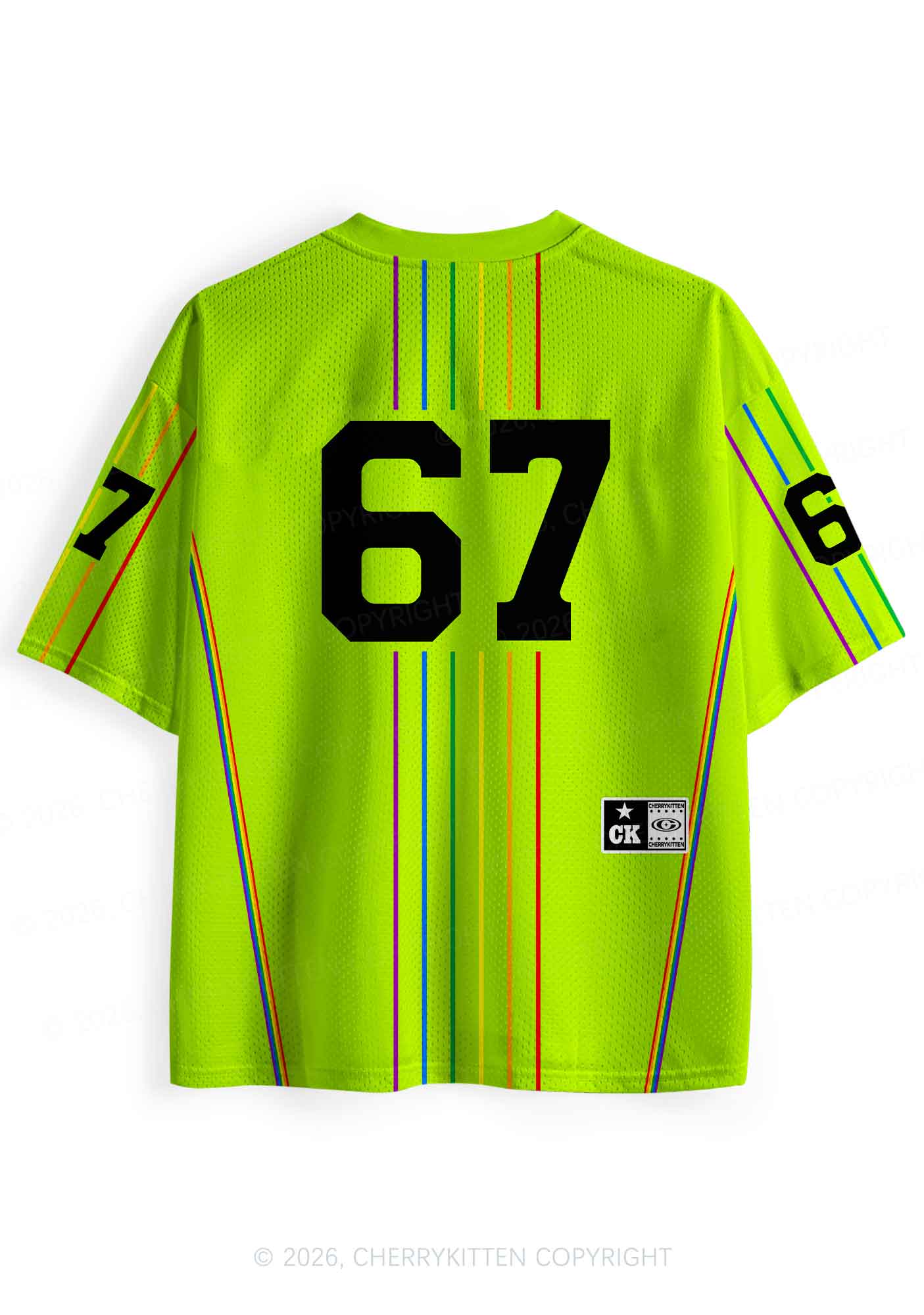 Green I Suffer From Gay Thoughts Pride Y2K Sport Jersey Shirts Cherrykitten