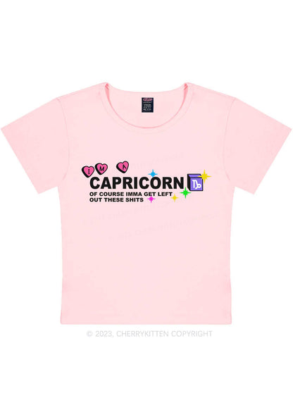 I'm A Capricorn Y2K Baby Tee Cherrykitten