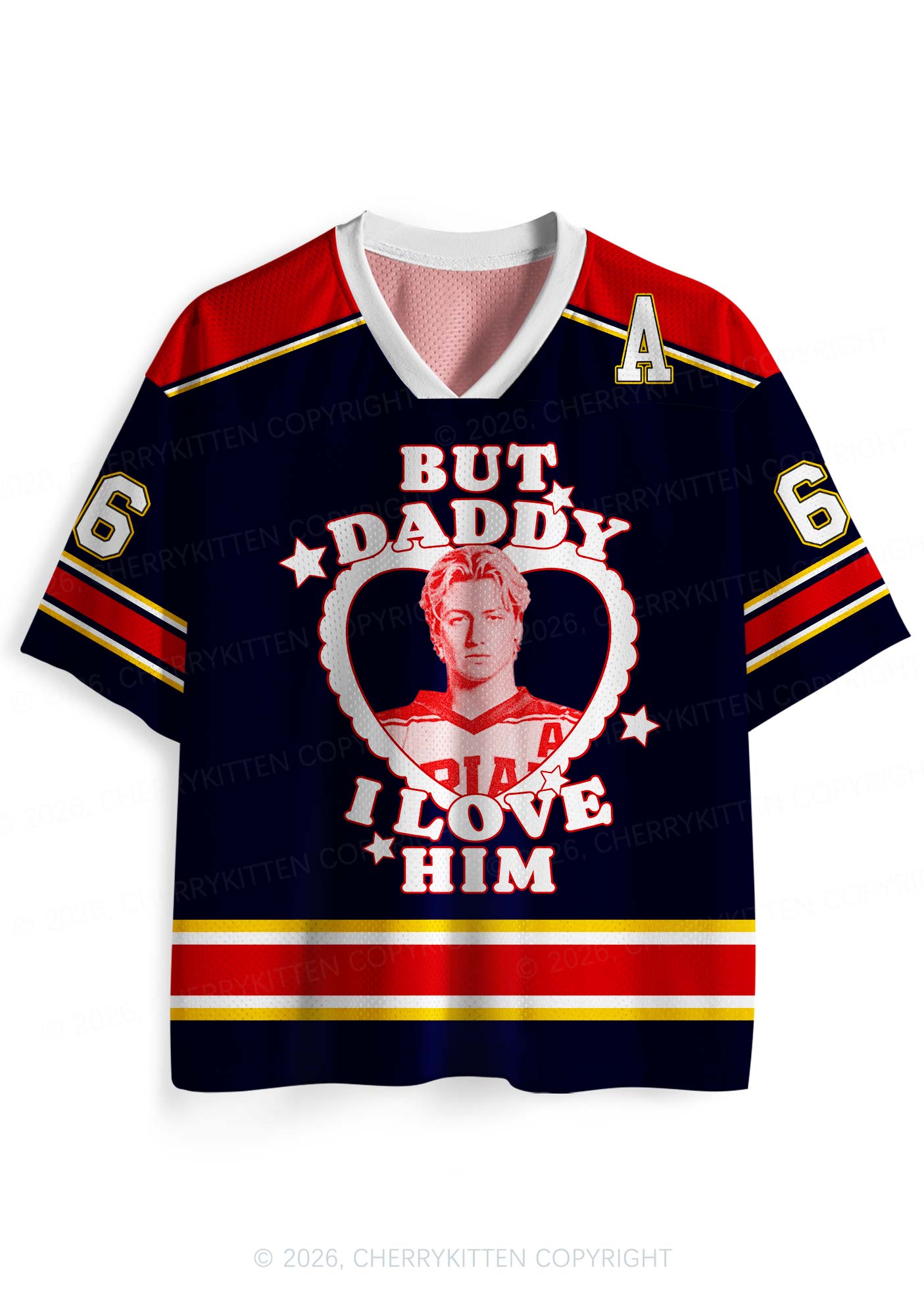 But Daddy I Love Him DL Y2K Sport Jersey Shirts Cherrykitten
