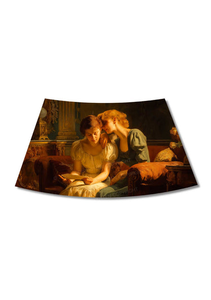 Two Women Reading Letter Pride Y2K Print Mini Skirt Cherrykitten