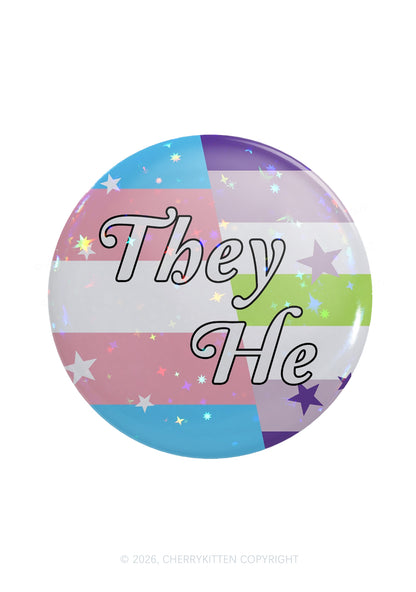 They He Pride 1Pc Y2K Pin Badge Cherrykitten