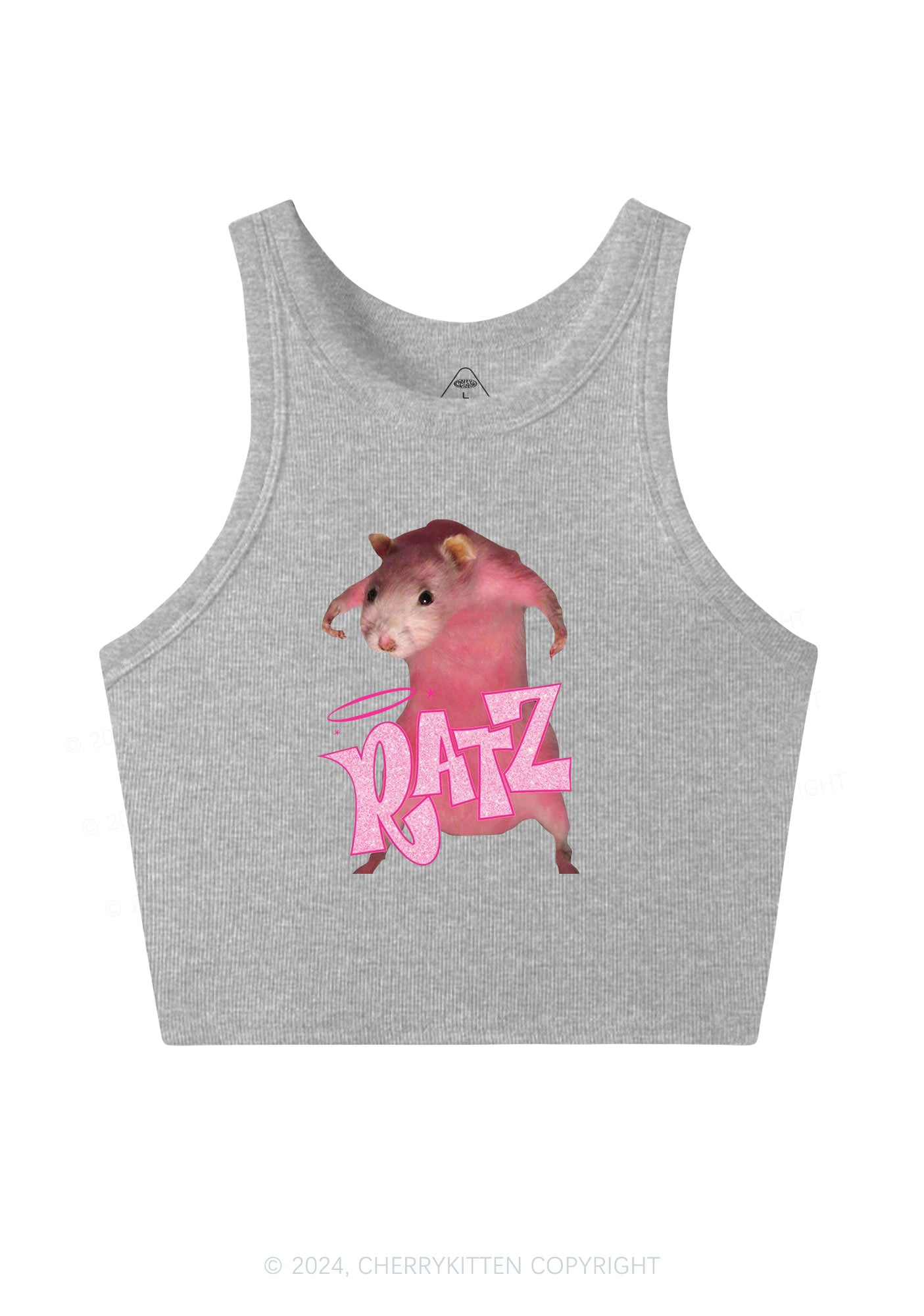 Pink Ratz Y2K Crop Tank Top Cherrykitten