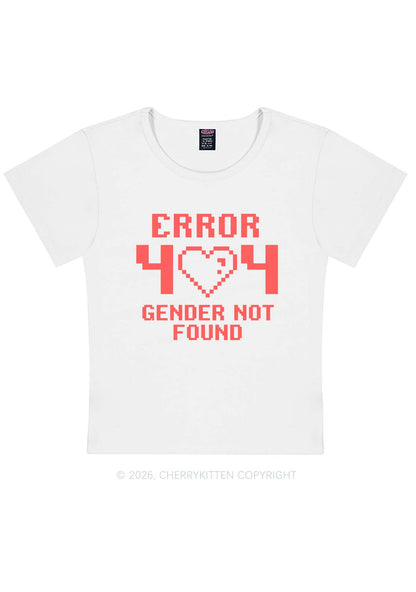 Gender Not Found Pride Y2K Baby Tee Cherrykitten